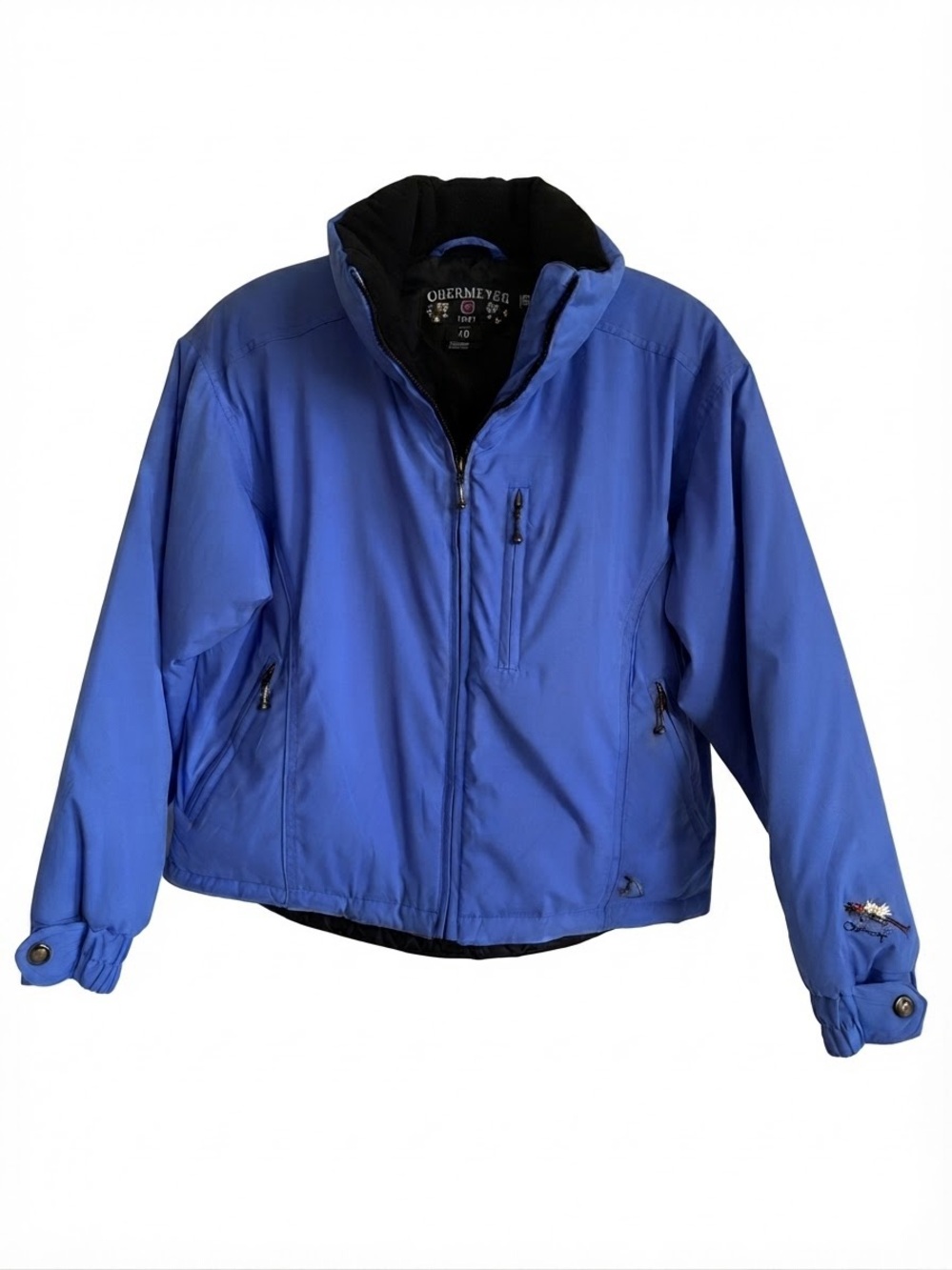 Vintage Obermeyer Women's Blue Insulated Ski/Snowboard Jacket 10 Alpine Chic